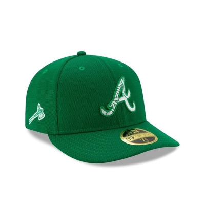 Sapca New Era Atlanta Braves MLB St Patricks Day Low Profile 59FIFTY Fitted - Verzi